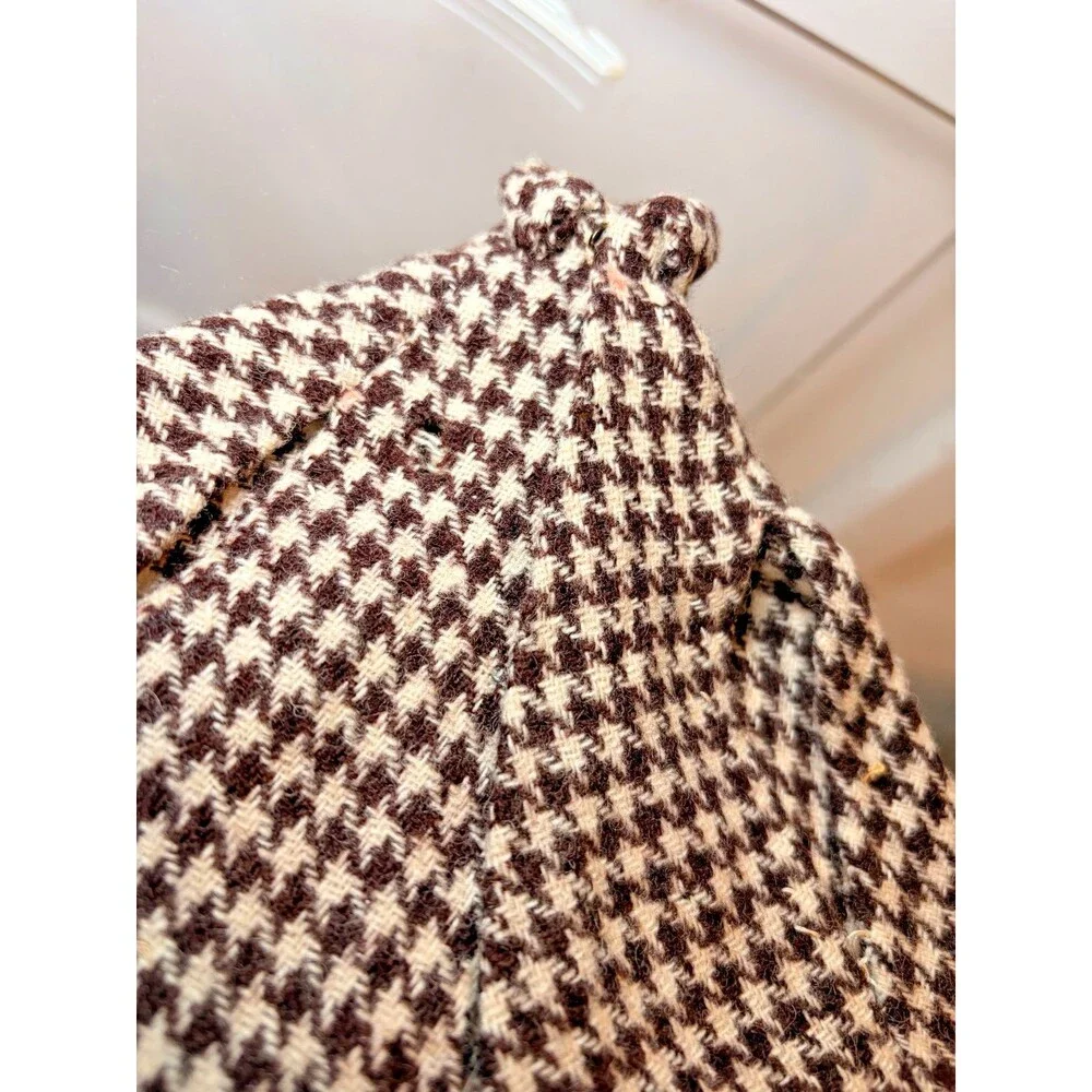 Vintage Barbie Houndstooth Cape with hanger
